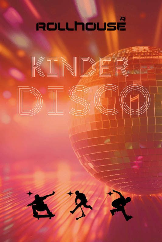 Rollhouse Kinder-Disco Plakat